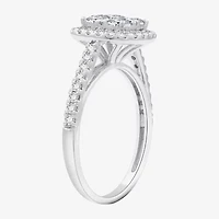 I Said Yes (H-I/I1) Womens 1 1/4 CT. T.W. Lab Grown White Diamond Sterling Silver Wedding Bridal Set
