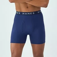 Hanes Ultimate Comfort Blend Mens 4 Pack Boxer Briefs Ubbbc4