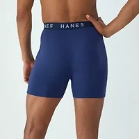 Hanes Ultimate Comfort Blend Mens 4 Pack Boxer Briefs Ubbbc4