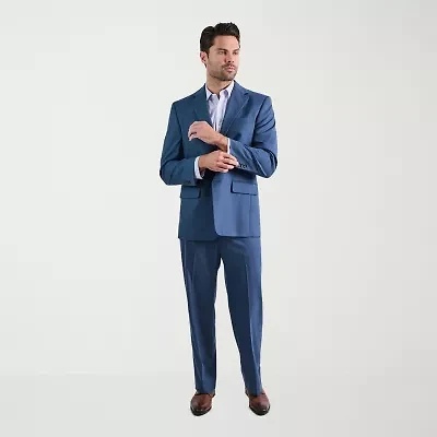 Haggar JMH Premium Stretch Mens Classic Fit Pleated Front Suit Pant