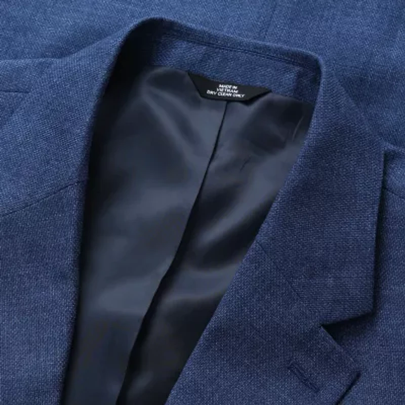 Haggar JMH Mens Big and Tall Geometric Stretch Fabric Classic Fit Sport Coat