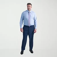 Haggar Premium Comfort Big and Tall Easy Care Mens Classic Fit Long Sleeve Dress Shirt