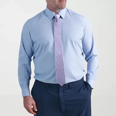 Haggar Premium Comfort Big and Tall Easy Care Mens Classic Fit Long Sleeve Dress Shirt