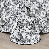 Laurel Manor Toile Garden Cotton Bedspread
