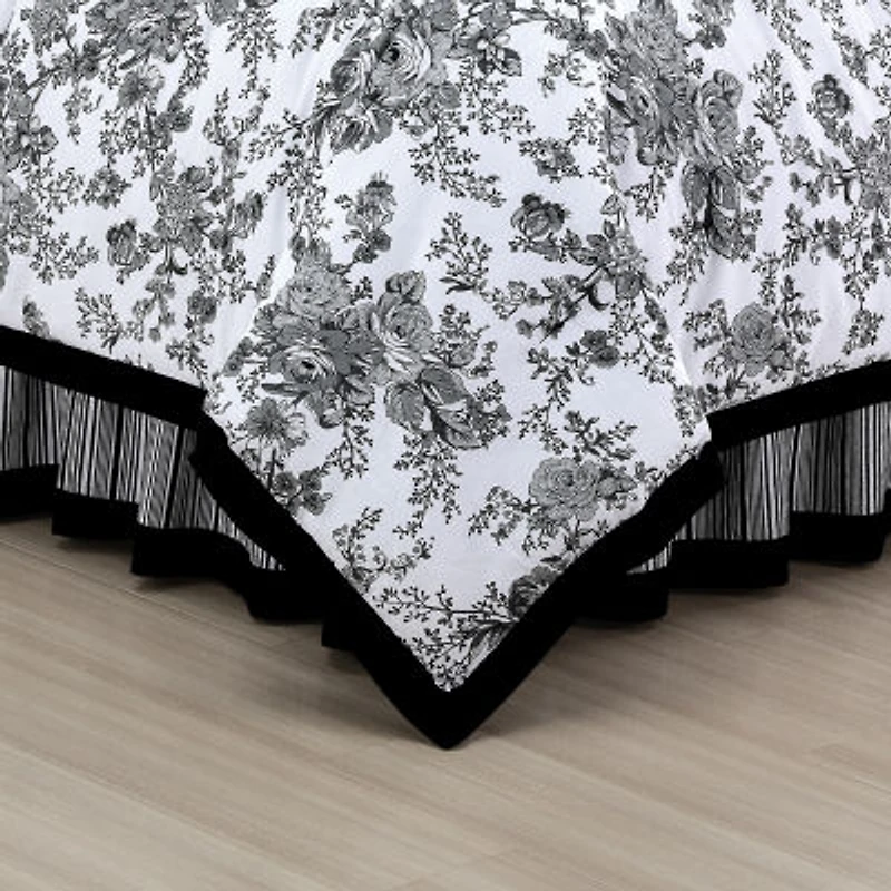 Laurel Manor Toile Garden Comforter Set