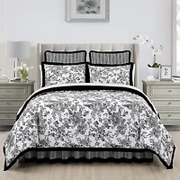 Laurel Manor Toile Garden Comforter Set