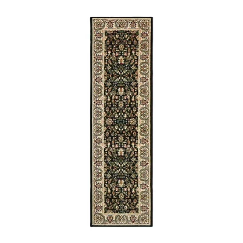 Covington Home Kerman Border Traditional 27" X 90" Indoor Rectangular Runner