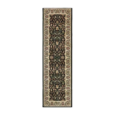 Covington Home Kerman Border Traditional 27" X 90" Indoor Rectangular Runner