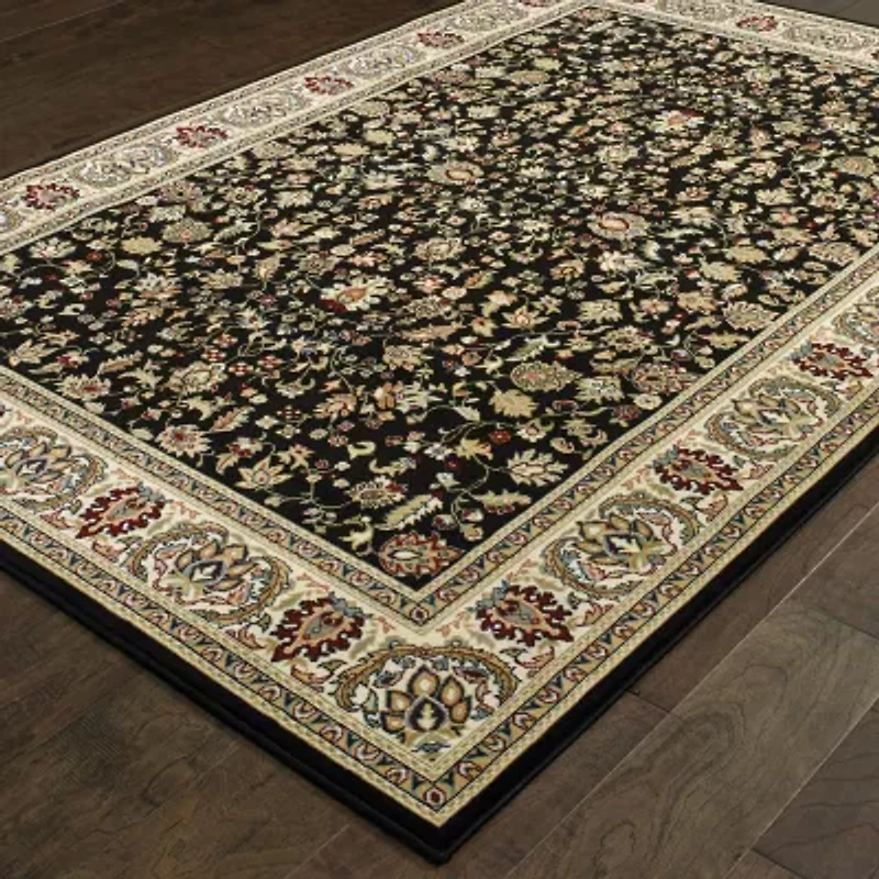Covington Home Kerman Border Traditional Indoor Rectangular Accent Rug