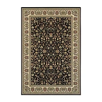 Covington Home Kerman Border Traditional Indoor Rectangular Area Rug