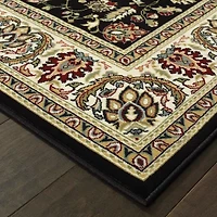 Covington Home Kerman Border Traditional Indoor Rectangular Area Rug
