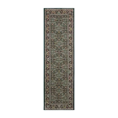 Covington Home Kerman Traditional Bordered 27" X 90" Indoor Rectangular Runner