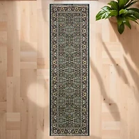 Covington Home Kerman Traditional Bordered 27" X 90" Indoor Rectangular Runner