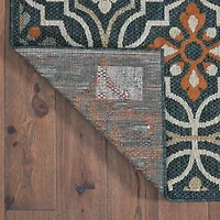 Covington Home Long Island Floral Lattice Indoor Outdoor Rectangular Area Rug