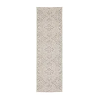 Covington Home Pamplona Floral Trellis 22" X 87" Indoor Outdoor Rectangular Runner