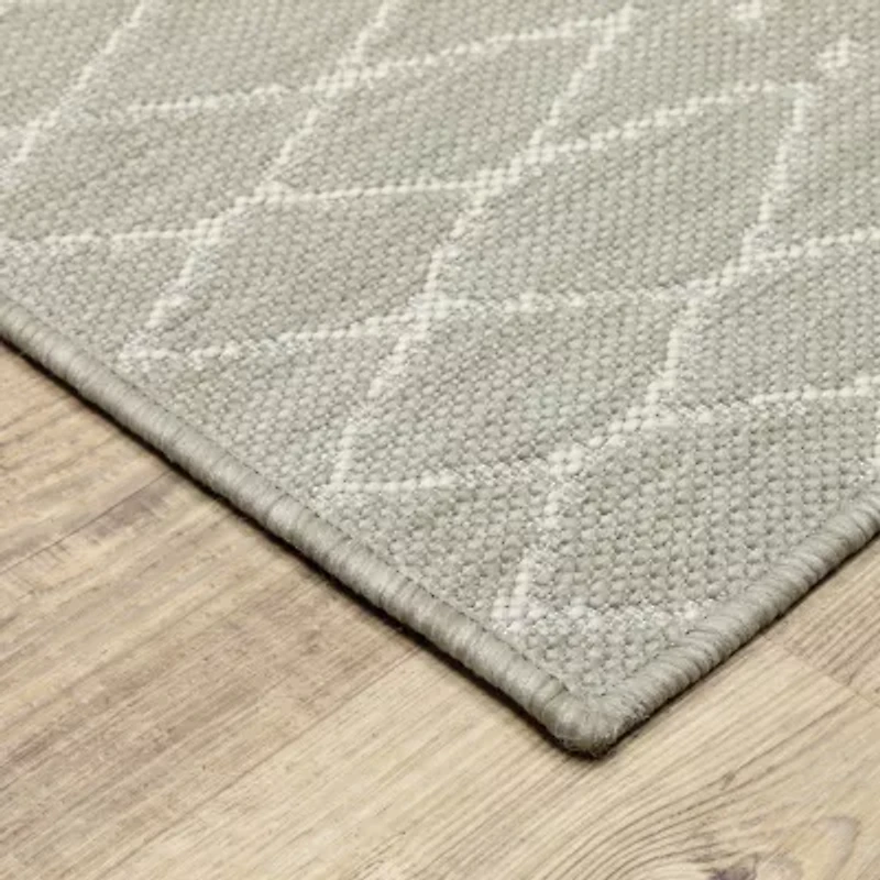 Covington Home Pamplona Tribal Lines 22" X 87" Indoor Outdoor Rectangular Runner