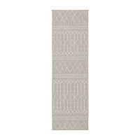 Covington Home Pamplona Tribal Lines 22" X 87" Indoor Outdoor Rectangular Runner