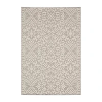 Covington Home Pamplona Damask Flatweave 39" X 60" Indoor Outdoor Rectangular Accent Rug