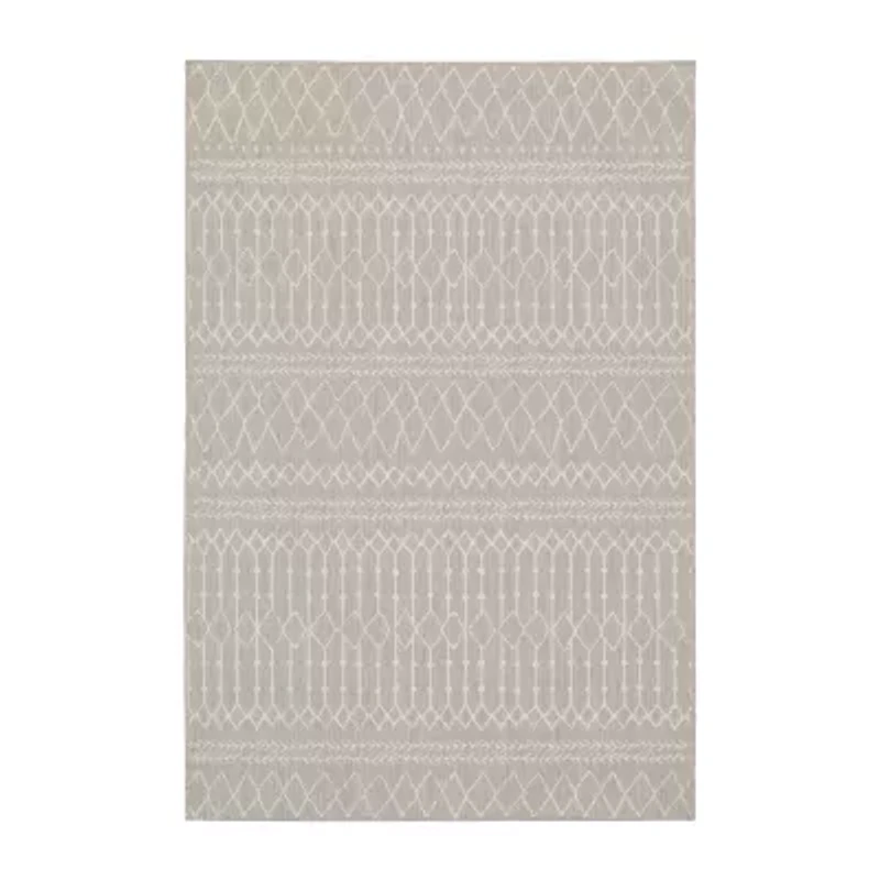 Covington Home Pamplona Tribal Lines 39" X 60" Indoor Outdoor Rectangular Accent Rug