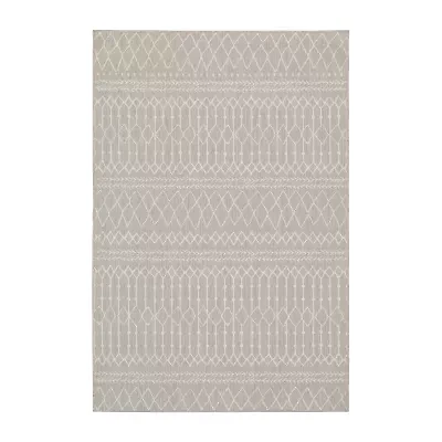 Covington Home Pamplona Tribal Lines 39" X 60" Indoor Outdoor Rectangular Accent Rug