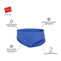 Hanes Pure Comfort Microfiber Little & Big Kid Girls 8 Pack Hipster Panty Gupsyh