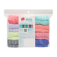 Hanes Pure Comfort Microfiber Little & Big Kid Girls 8 Pack Hipster Panty