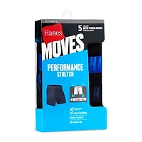 Hanes Moves Stretch Little & Big Kid Boys 5 Pack Boxer Briefs Bu9xb5