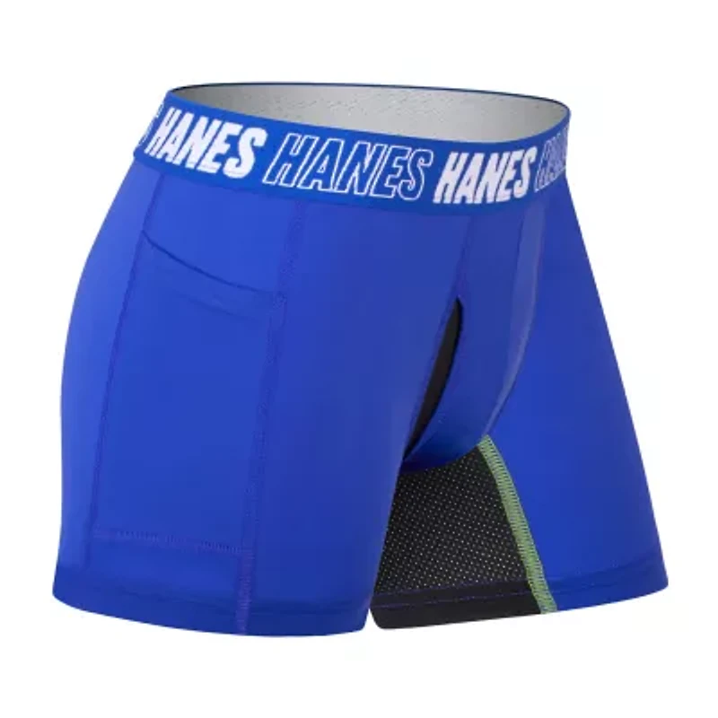 Hanes Moves Anti Chafe Little & Big Kid Boys 5 Pack Boxer Briefs Buacbc