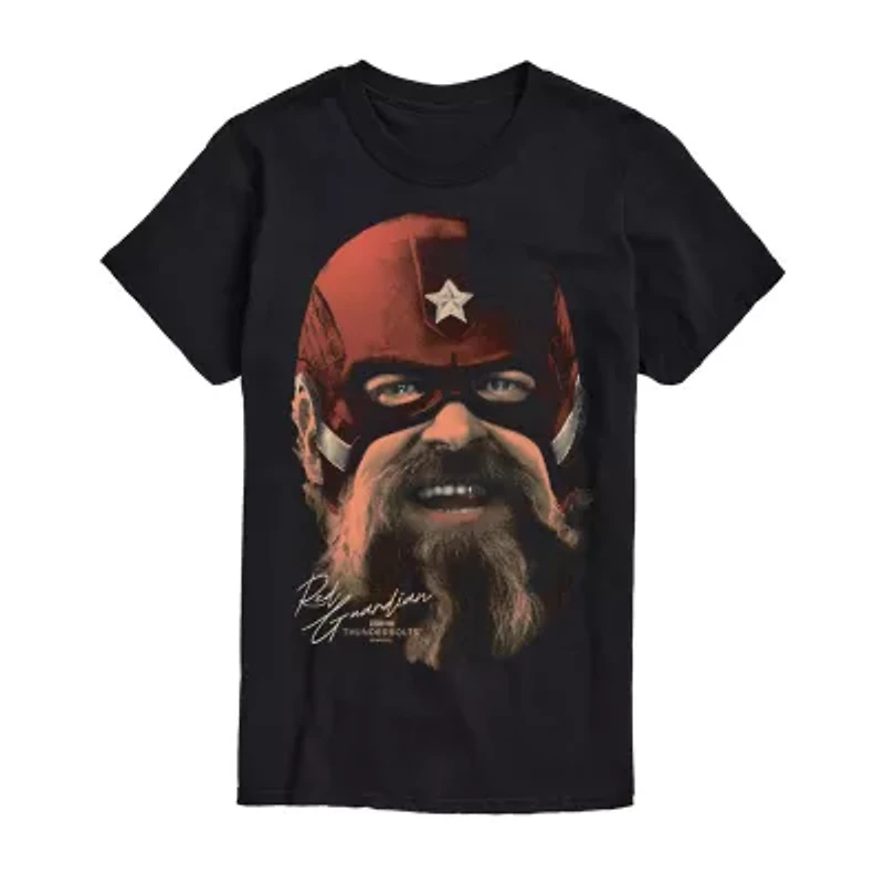 Novelty Mens Crew Neck Short Sleeve Regular Fit Marvel Graphic T-Shirt