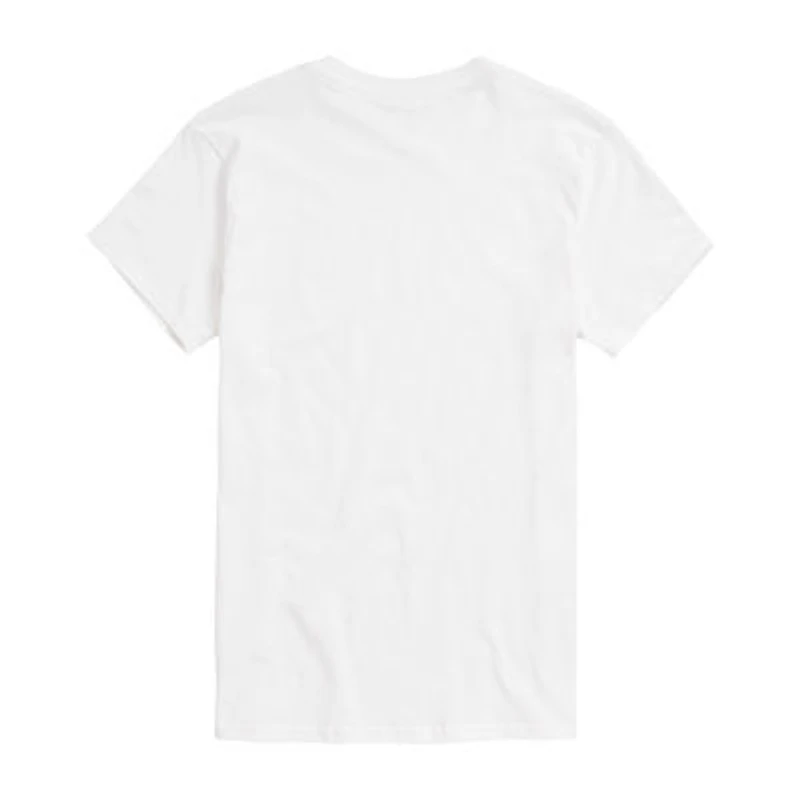 Mens Short Sleeve Stitch Graphic T-Shirt