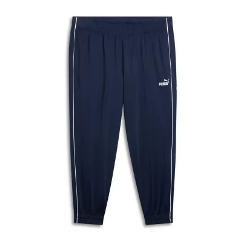 PUMA Piped Tricot Mens Cinched Regular Fit Big and Tall Track Pant
