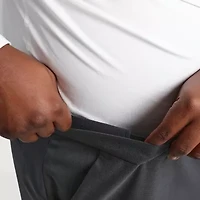 Haggar JMH Mens Classic Fit Big and Tall Flat Front Pant