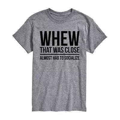 Mens Crew Neck Short Sleeve Regular Fit Big and Tall Graphic T-Shirt