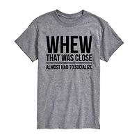Mens Crew Neck Short Sleeve Regular Fit Big and Tall Graphic T-Shirt