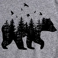Mens Crew Neck Short Sleeve Regular Fit Big and Tall Graphic T-Shirt