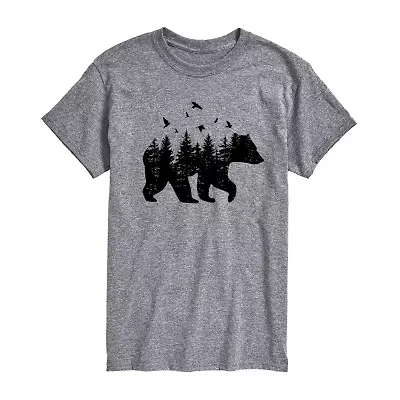 Mens Crew Neck Short Sleeve Regular Fit Big and Tall Graphic T-Shirt