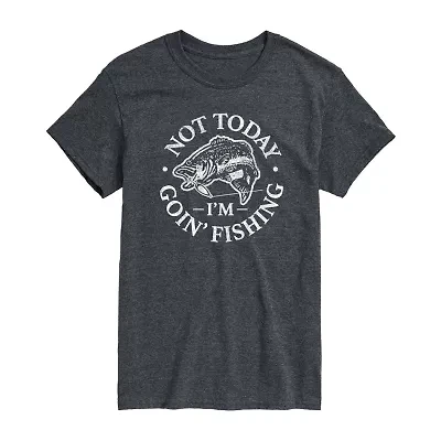 Mens Crew Neck Short Sleeve Regular Fit Big and Tall Graphic T-Shirt