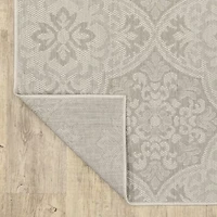 Covington Home Pamplona Floral Trellis Indoor Outdoor Rectangular Area Rug