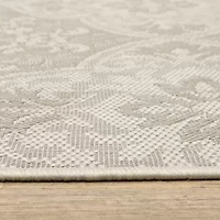 Covington Home Pamplona Floral Trellis Indoor Outdoor Rectangular Area Rug