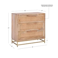 Videra Bedroom Collection 3-Drawer Chest