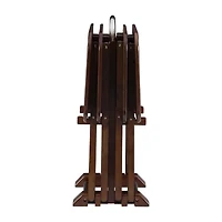 Lacarpe 4-pc. TV Tray Table with Stand