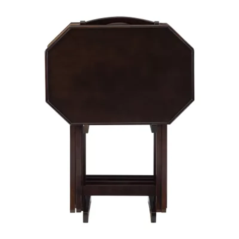 Myrick 4-pc. TV Tray Table with Stand