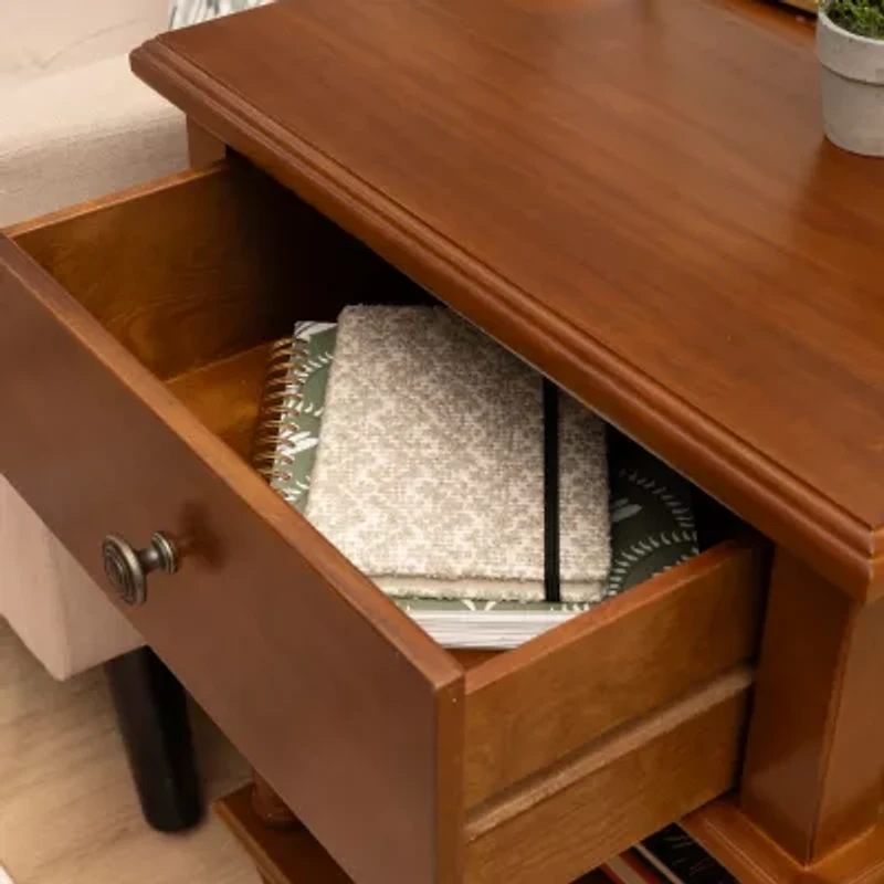 Percy Living Room Collection 1-Drawer End Table