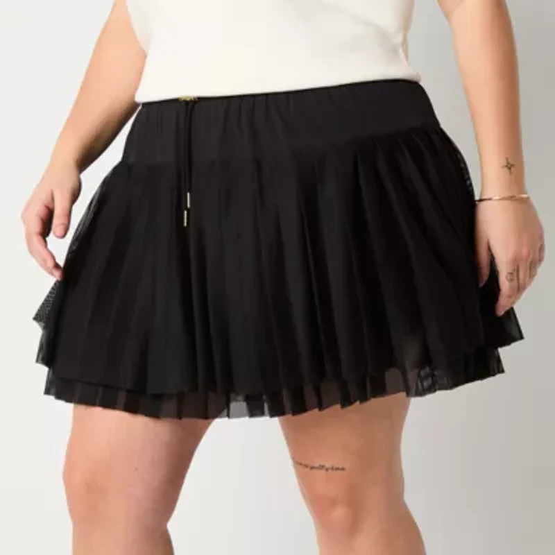 Stylus Womens High Rise Plus Skort