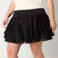 Stylus Womens High Rise Plus Skort
