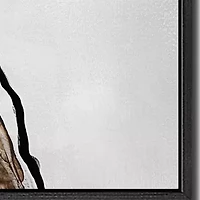 Streamline Art Balancing Stones I Framed Canvas Art