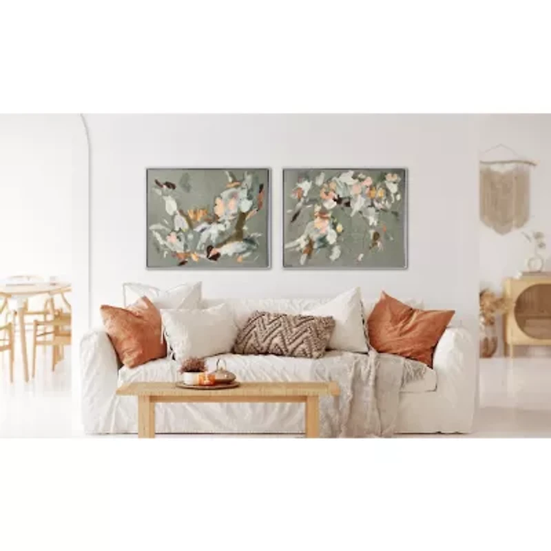 Streamline Art Autumn Ambience I Framed Canvas Art