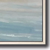 Streamline Art Coastal Village Framed Canvas Art