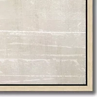 Streamline Art Coral Heart I Framed Canvas Art