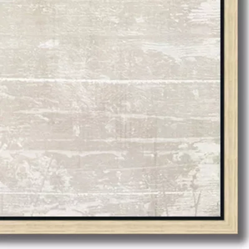 Streamline Art Coral Heart Ii Framed Canvas Art
